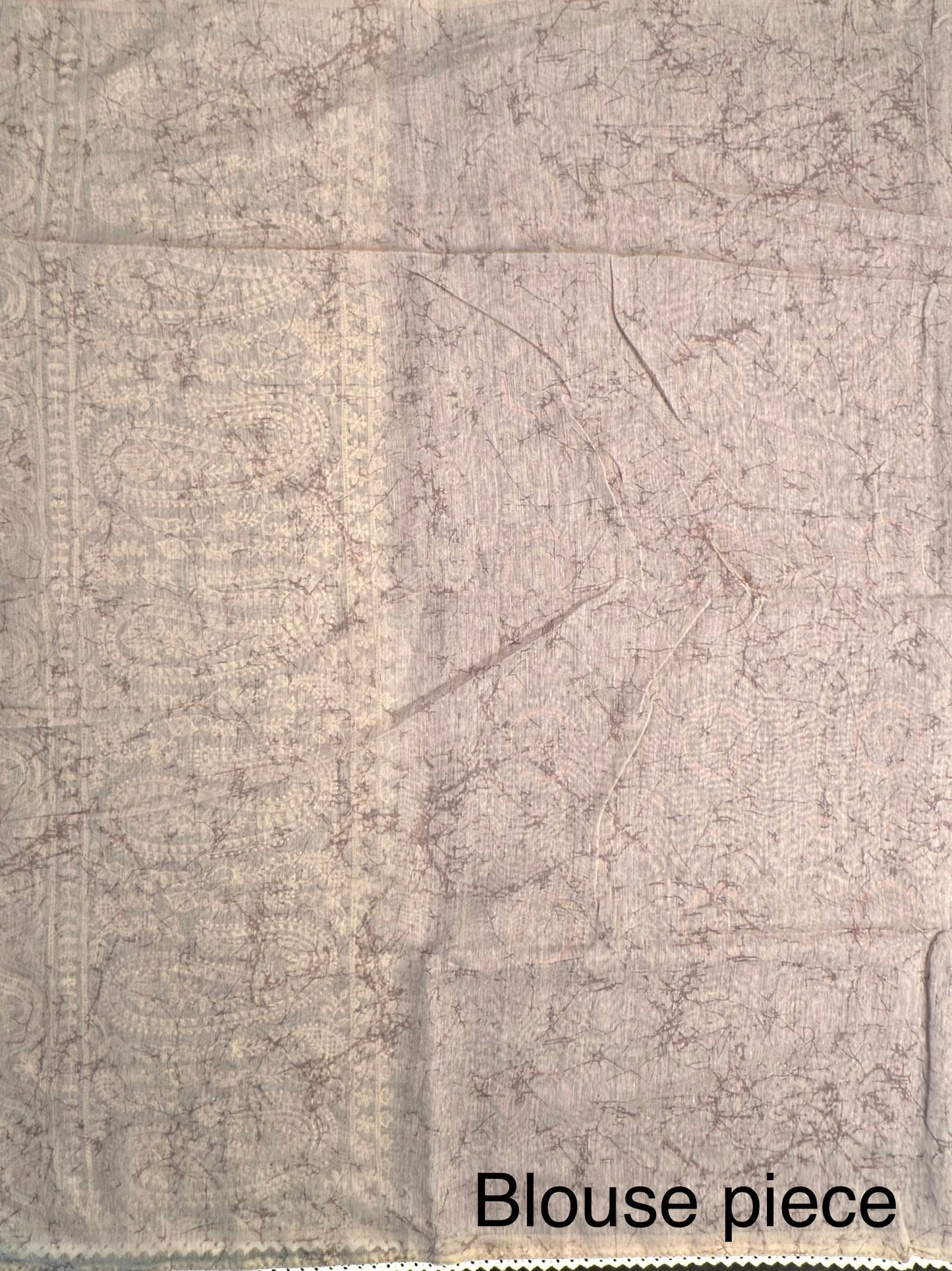 Purple-Beige Dhara Chanderi Saree