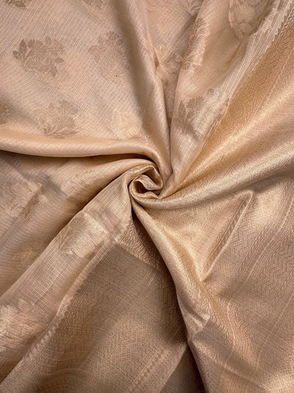 Beige Arvita Kota Doria Fancy Cotton Saree