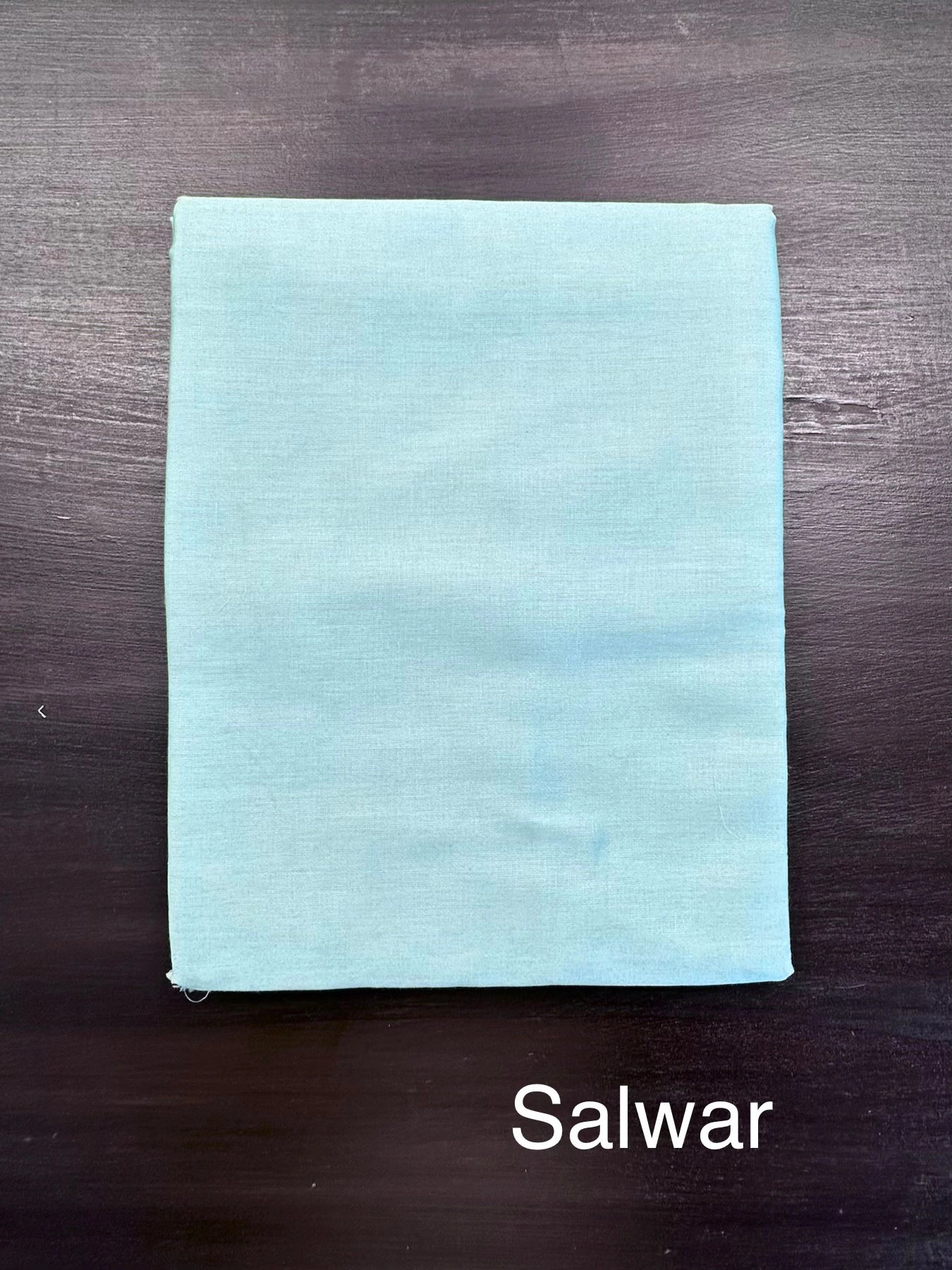 Sky Blue Cotton Chanderi 3-Piece Unstitched Suit