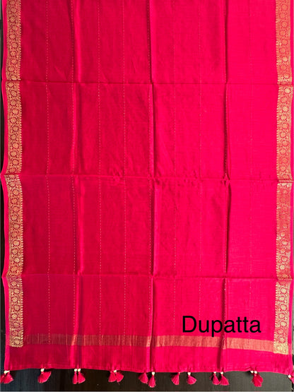 Rani Handloom Chanderi Suit