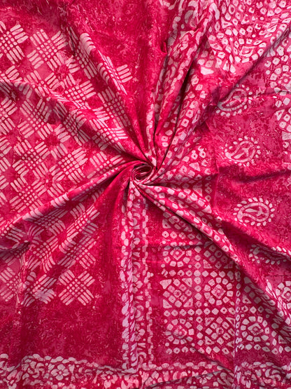 Batik Pure Cotton Saree