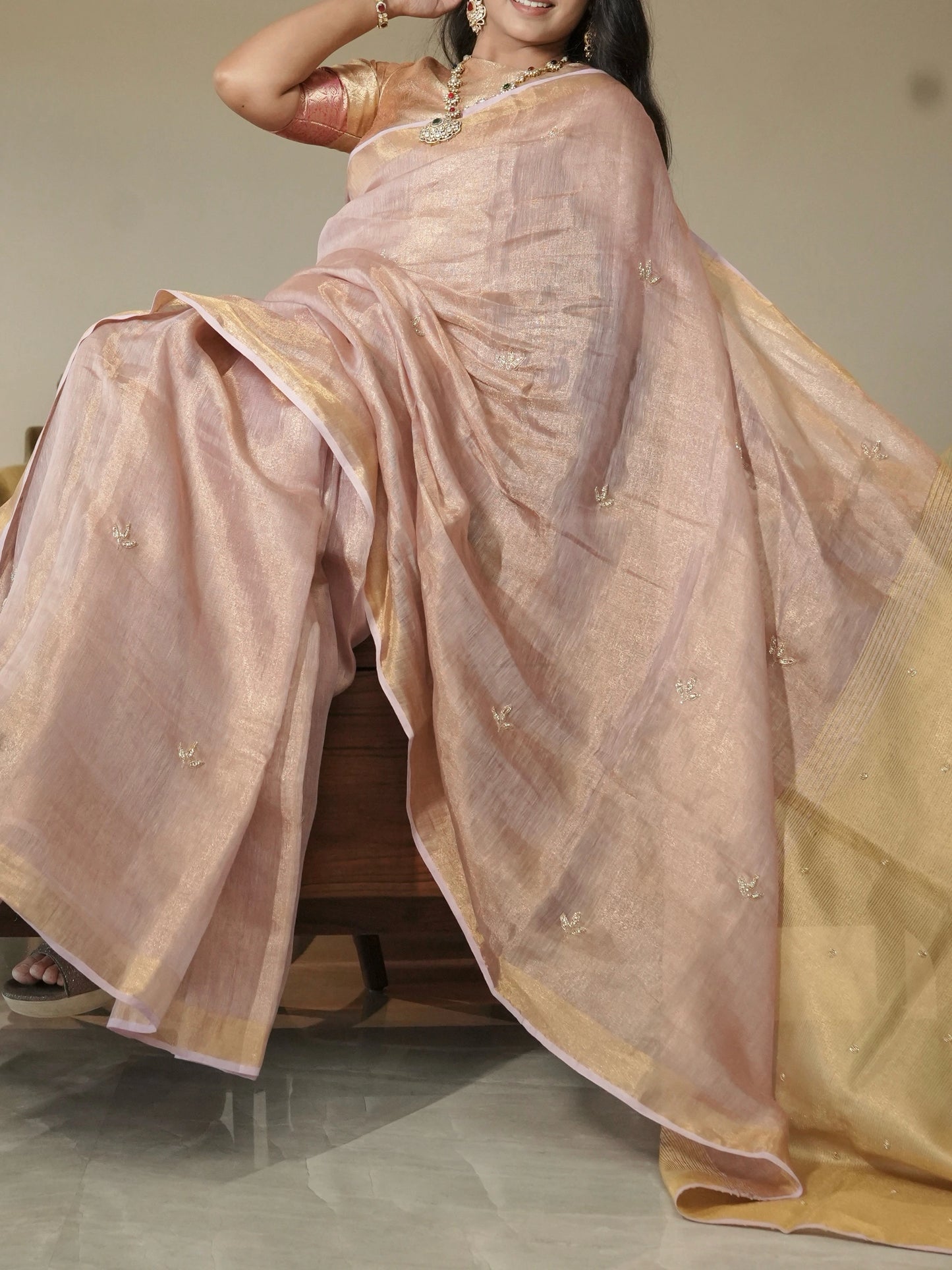 Fancy Tissue Saree