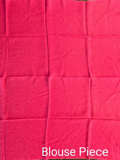Bandhej Work Chinon Saree
