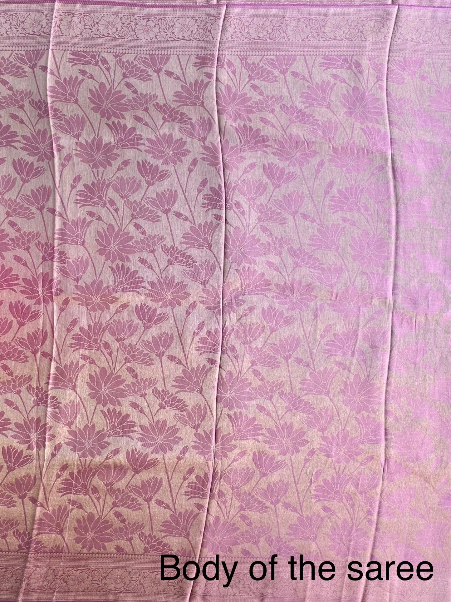 Mauve Aditi Jamawar Artificial Silk Saree