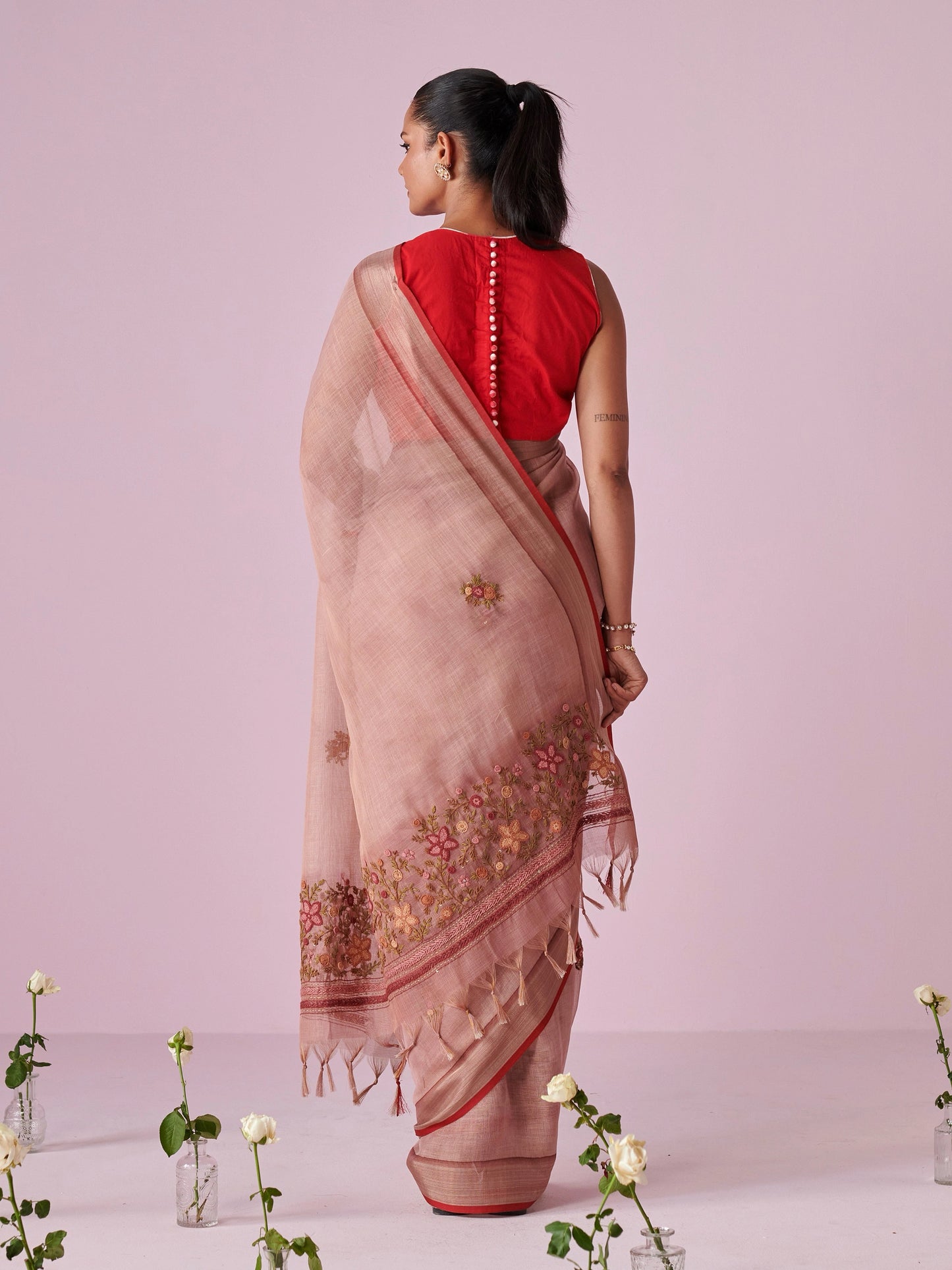 Blended Cotton Saree