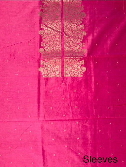 Pink Dhruvisha Handloom Chanderi Suit