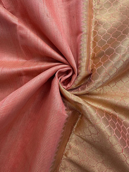 Pink Ananya Tissue Saree