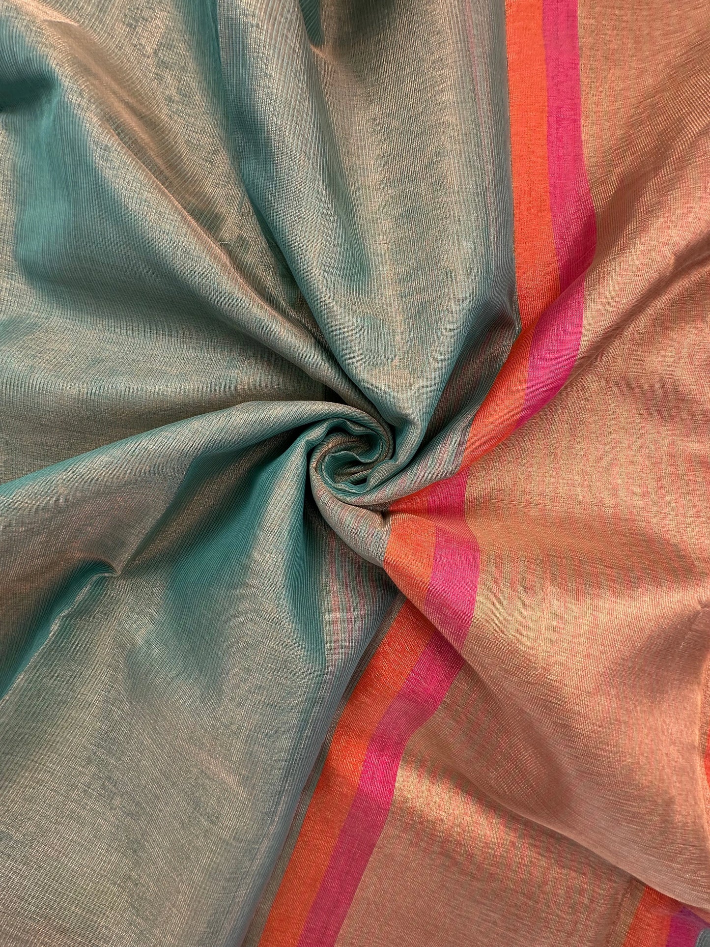 Sea Green Kirat Tissue Saree