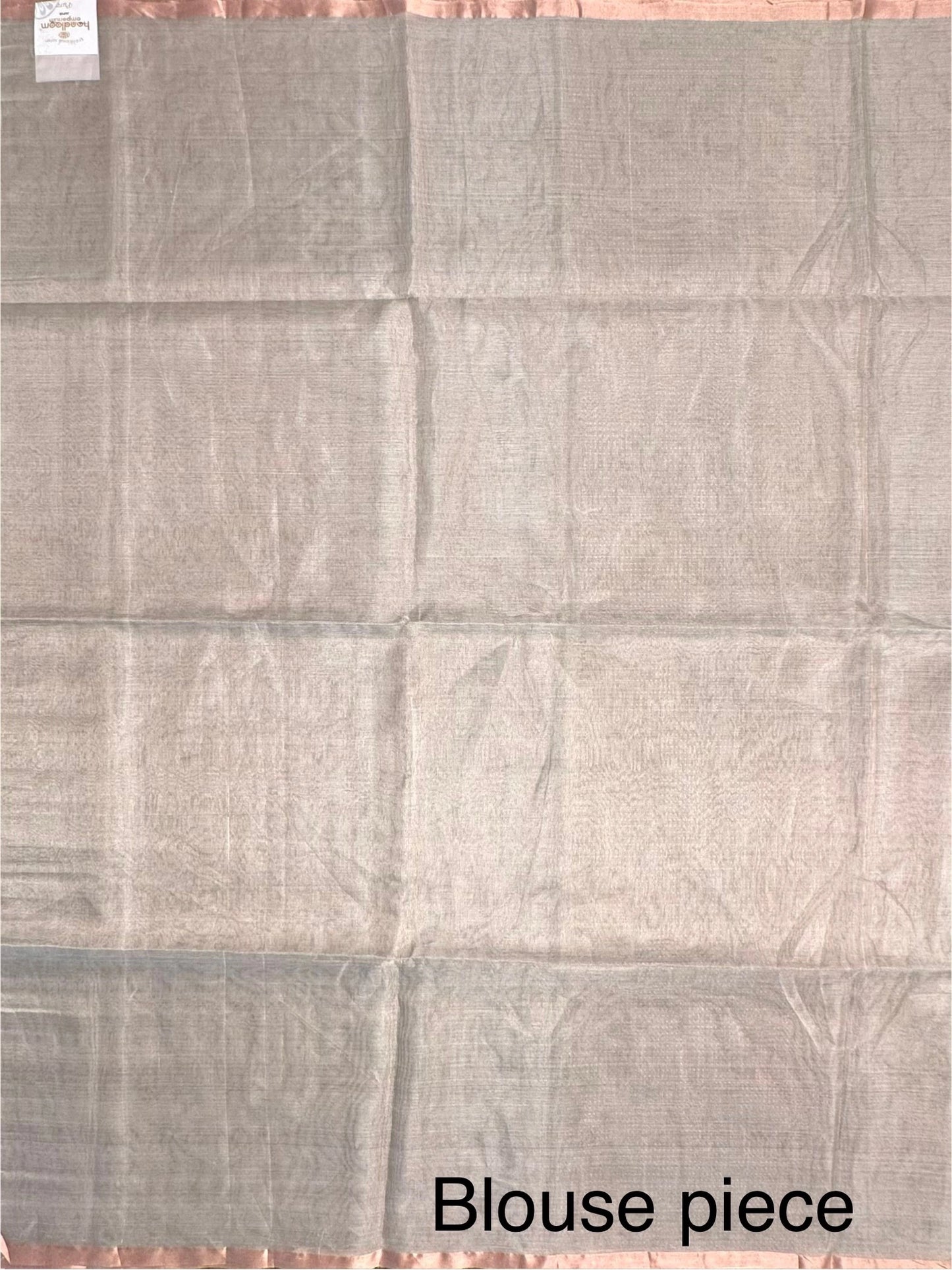 Silver Emboss Tissue Saree