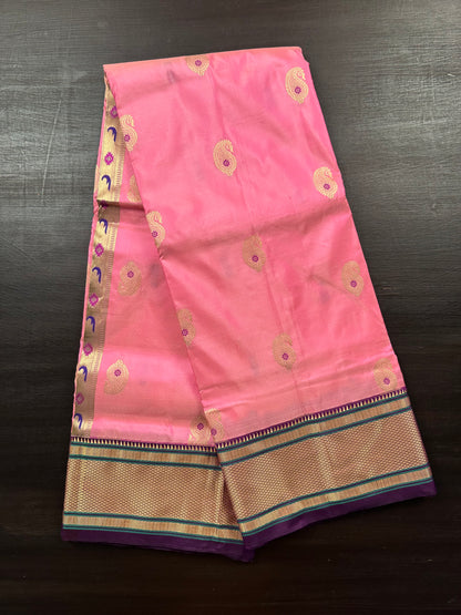 Pink-Purple Paithini Silk Saree