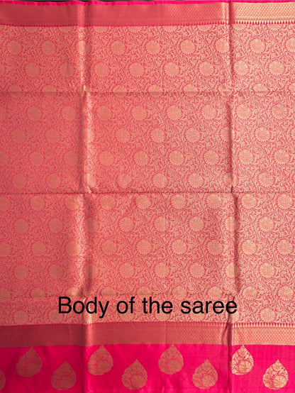 Rani Fancy Tissue Saree