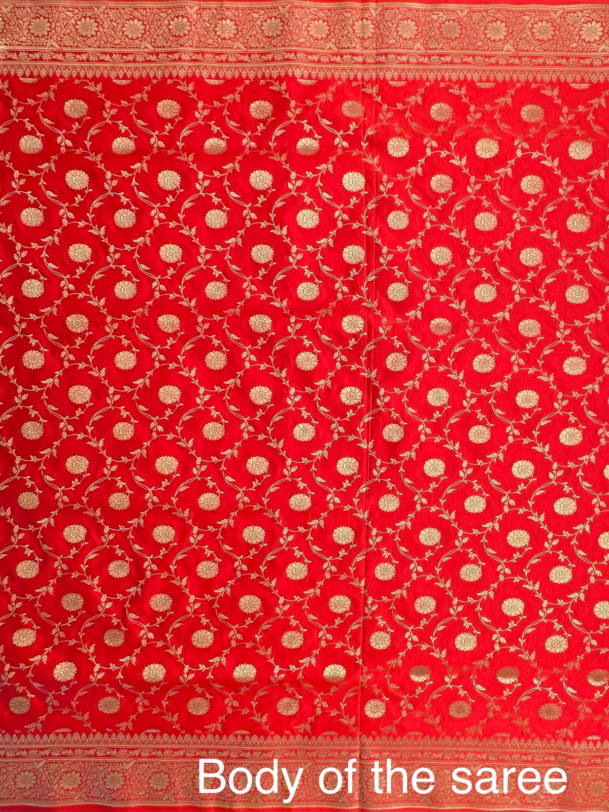 Red Banarasi Jaal Artificial Silk Saree