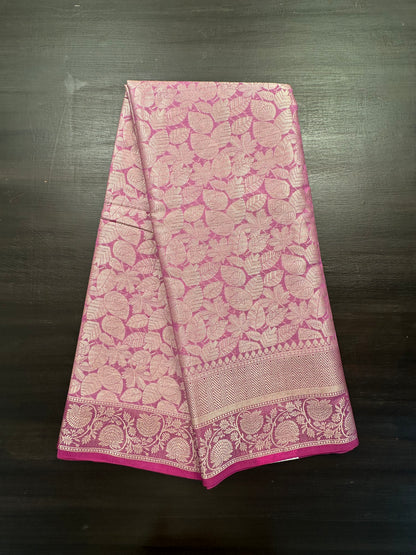 Magenta Vartika Tissue Saree