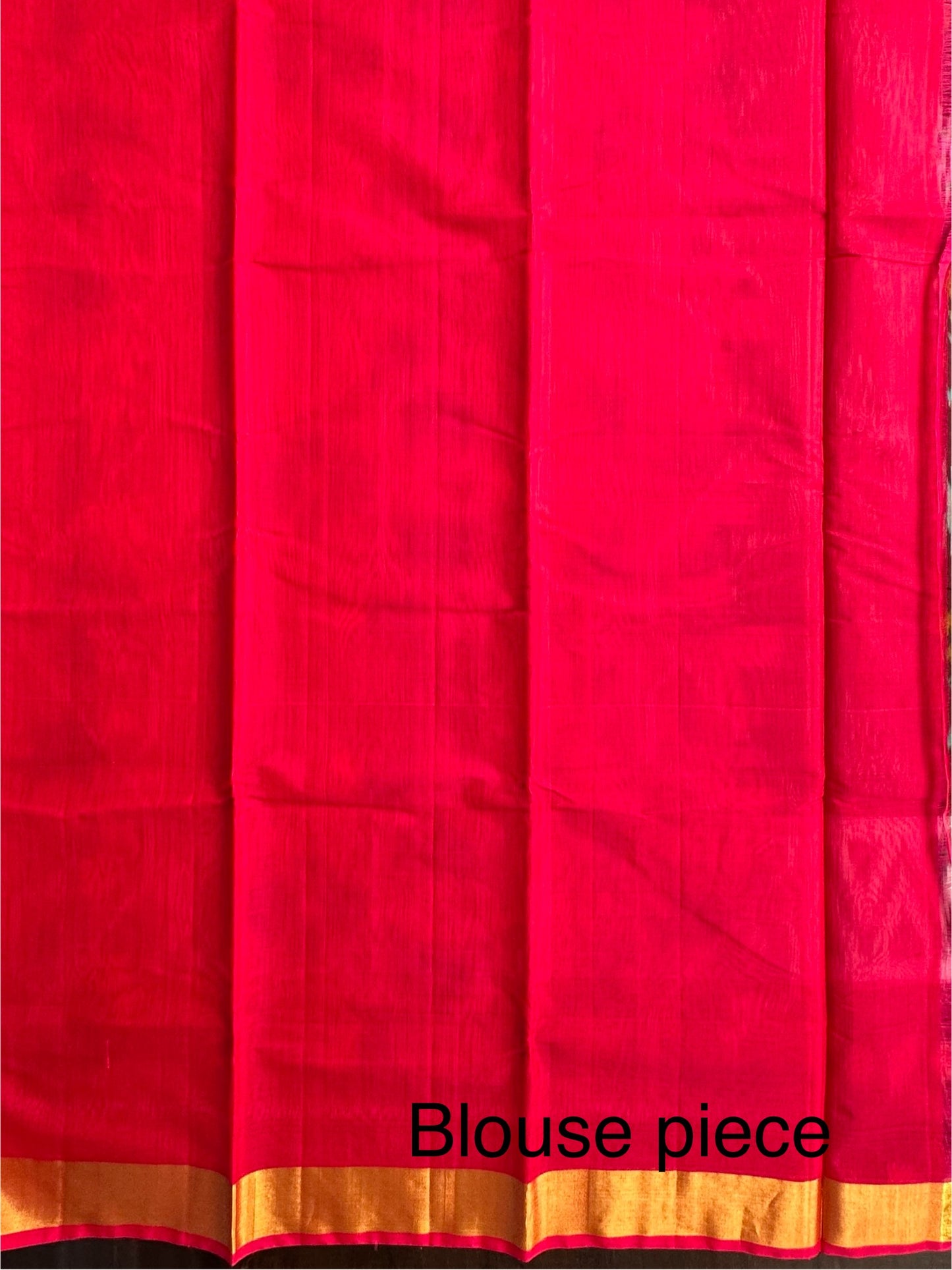 Wine-Rani Ikkat Kosa Cotton Silk Saree