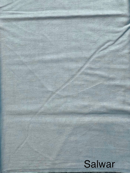 Powder Blue Handloom Chanderi Suit