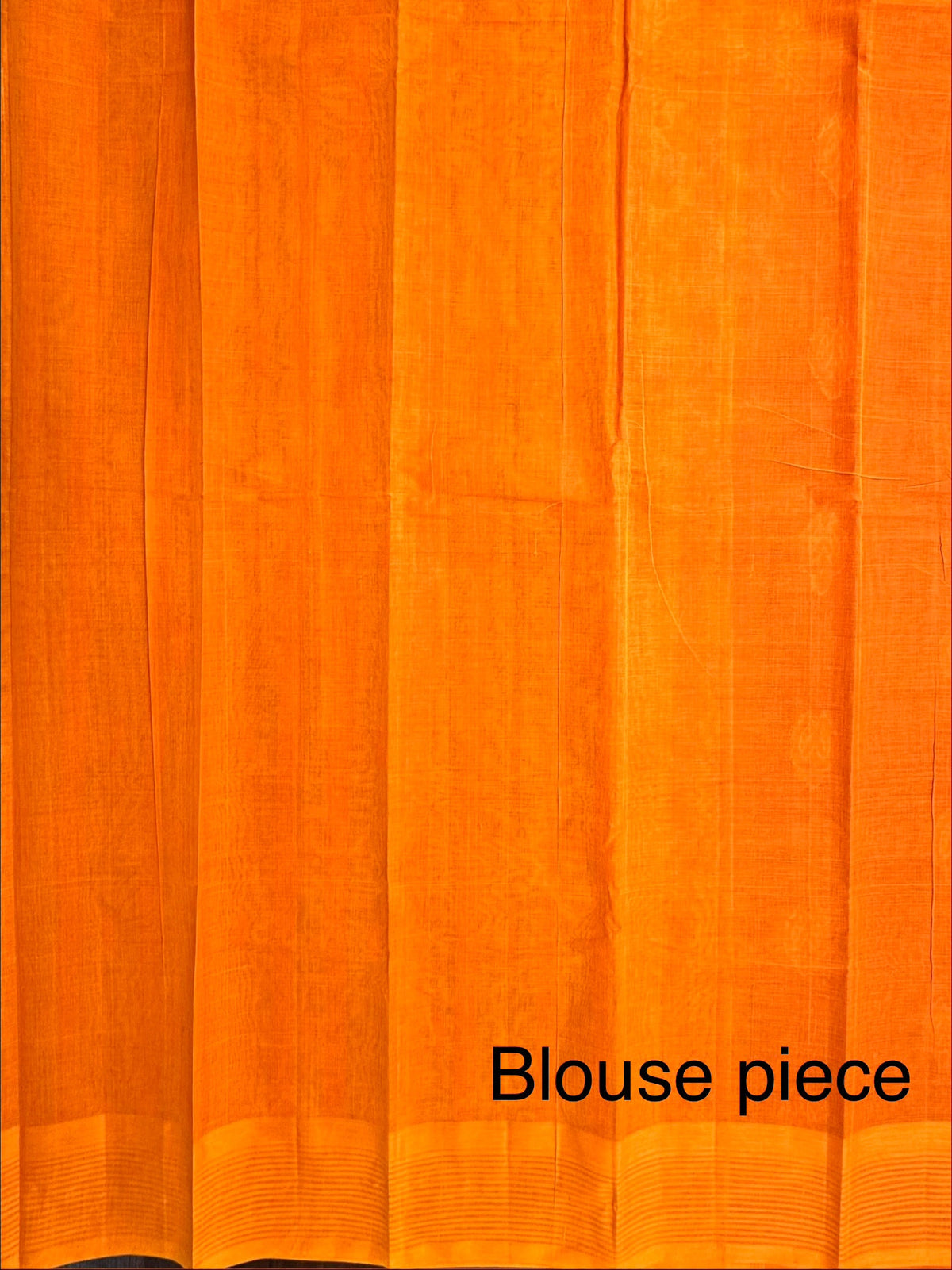 Red-Mustard Pure Cotton Saree