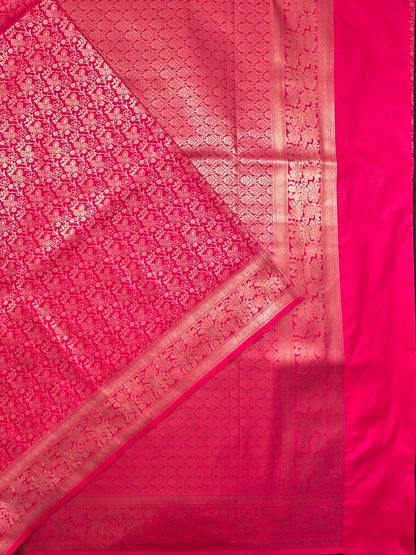 Rani Jamawar Artificial Silk Saree