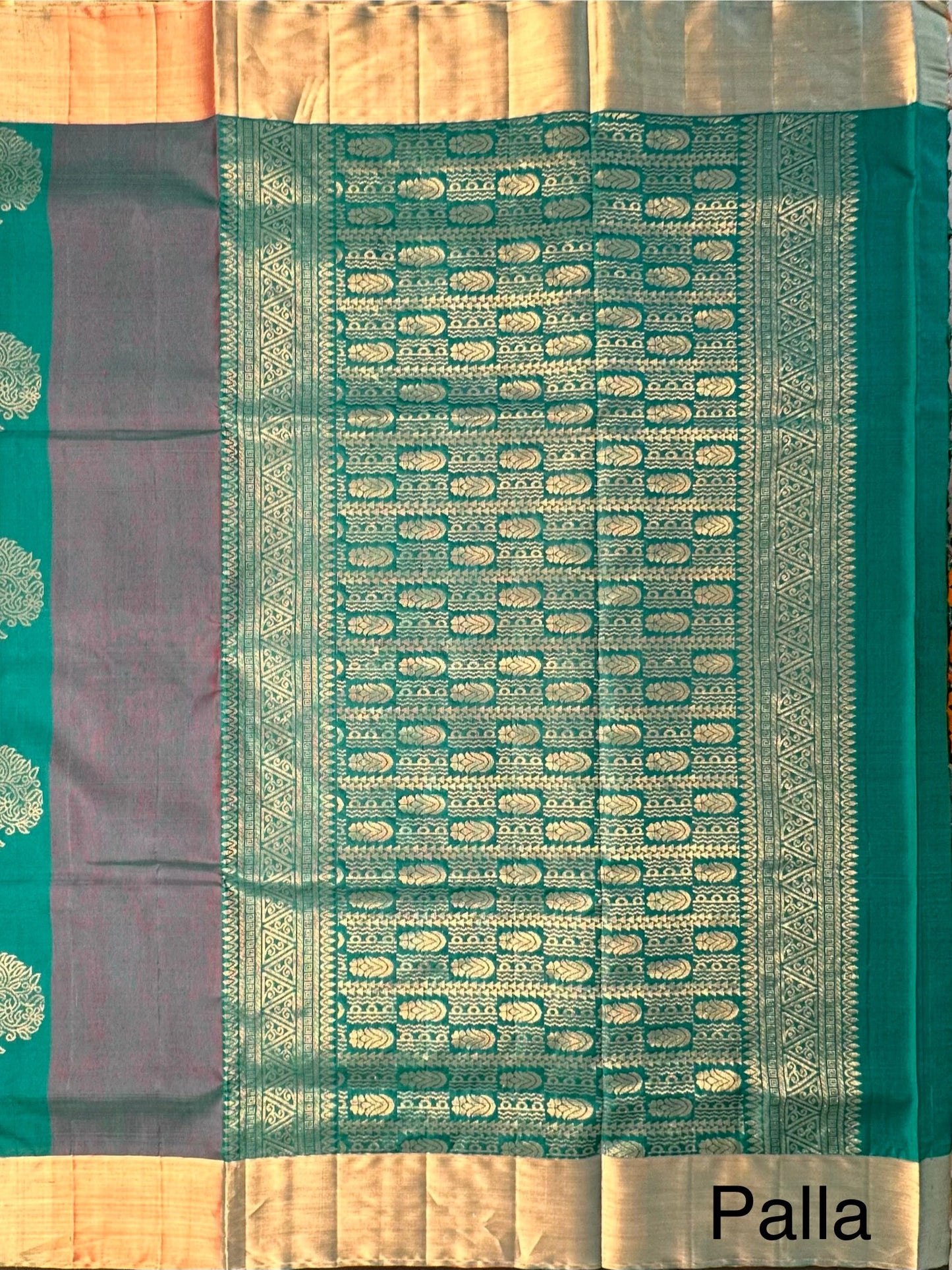 Rama Green Tiruchirapalli Pure Soft Silk Saree