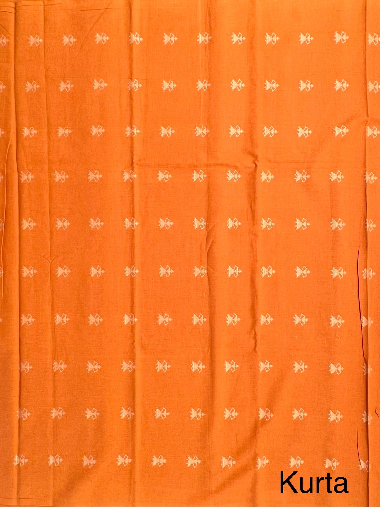 Rust-Beige Warli South Cotton 3-Piece Suit