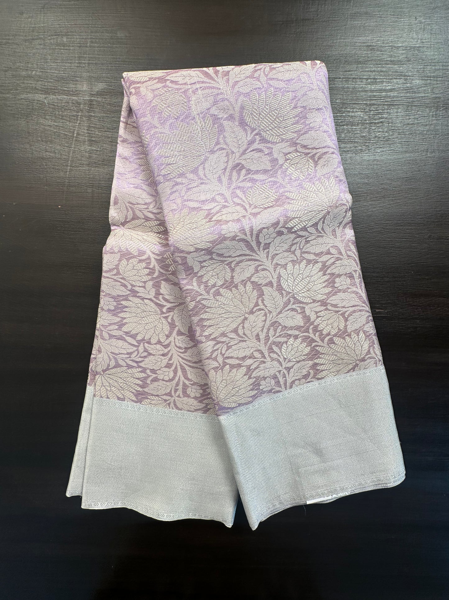 Mauve Blended Tissue Saree