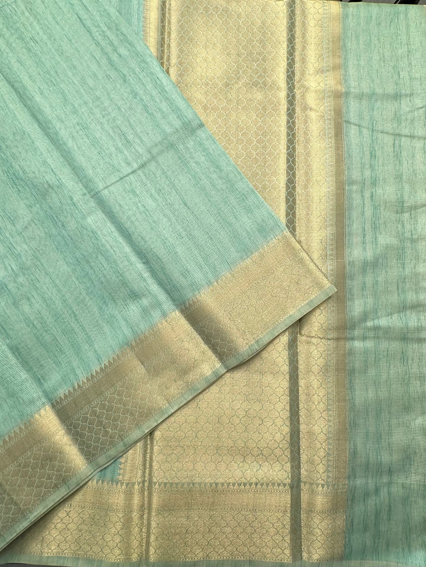 Green Ananya Tissue Saree