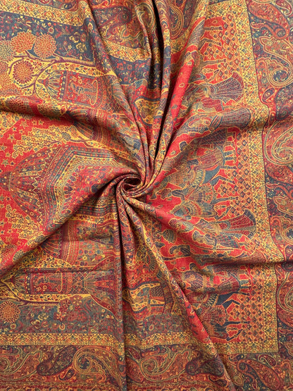 Mustard Woolen Shawl