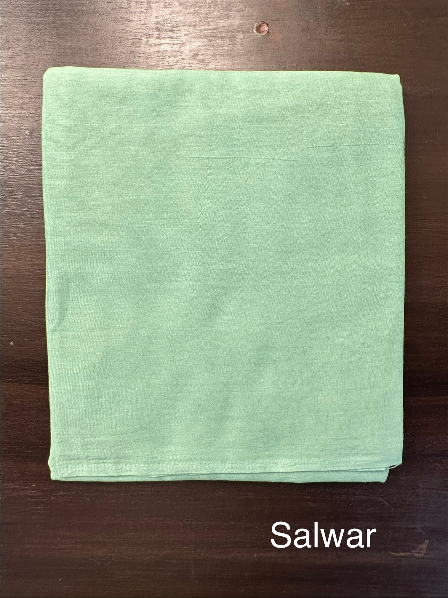 Sea Green Fancy Cotton 3-Piece Suit