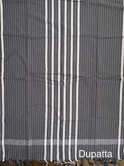 Grey South Cotton Suit