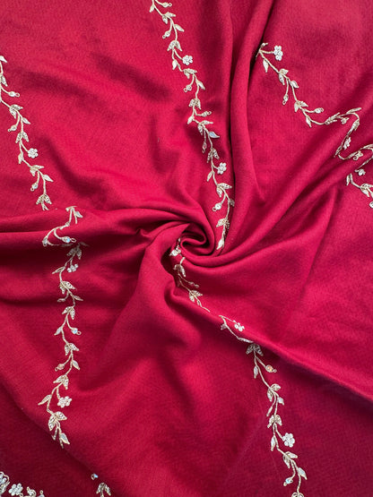 Maroon Woolen Shawl