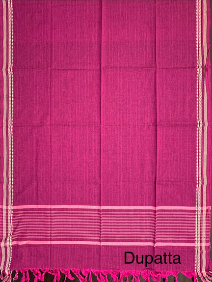 Wine South Cotton Suit