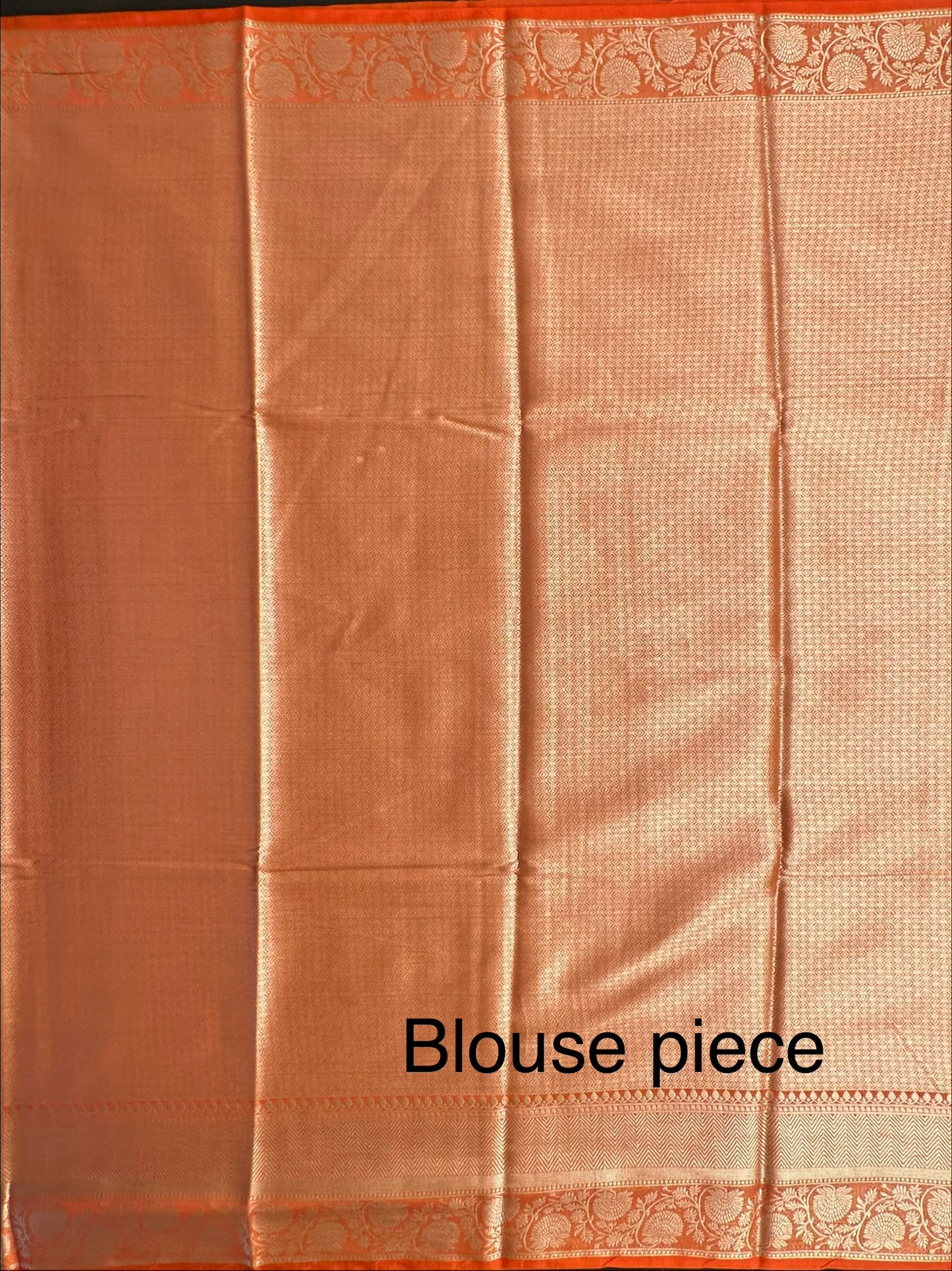 Peach-Orange Vartika Tissue Saree