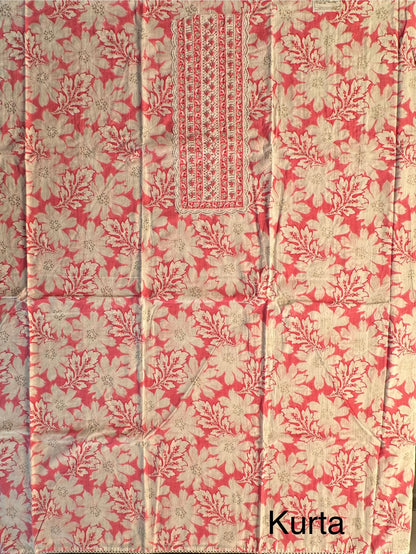 Jaipuri Cotton 3 -Piece Suit