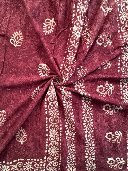 Batik Pure Cotton Saree