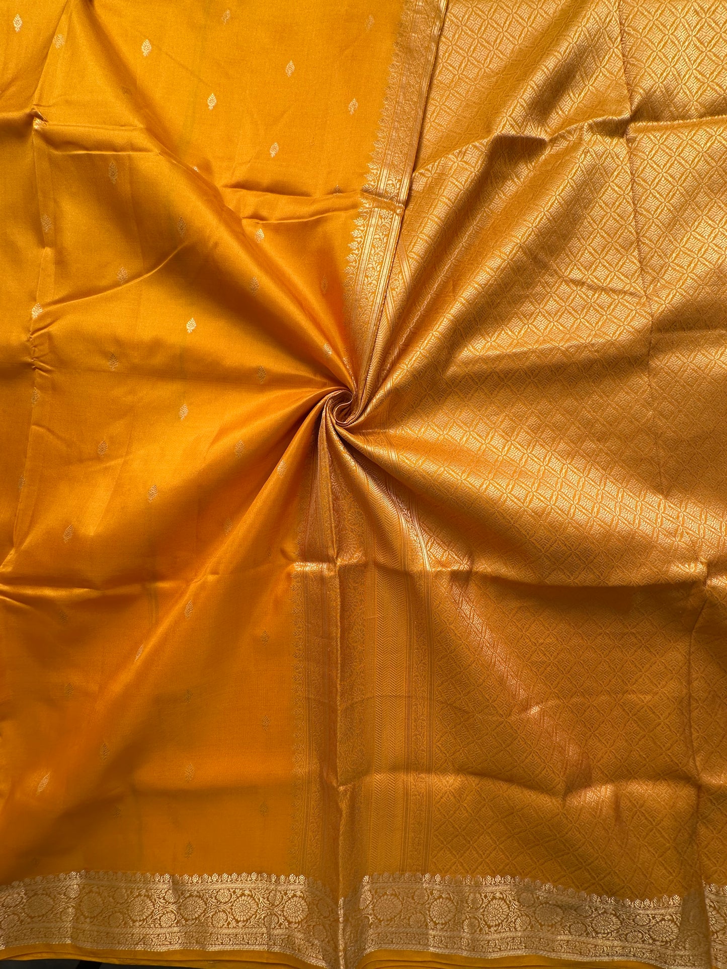 Yellow Handloom  Pure Silk Saree