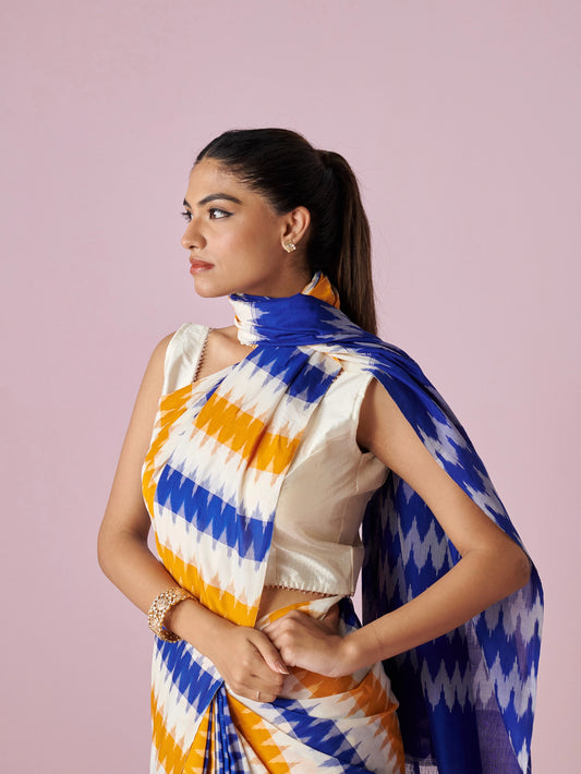 Ikkat Cotton Saree