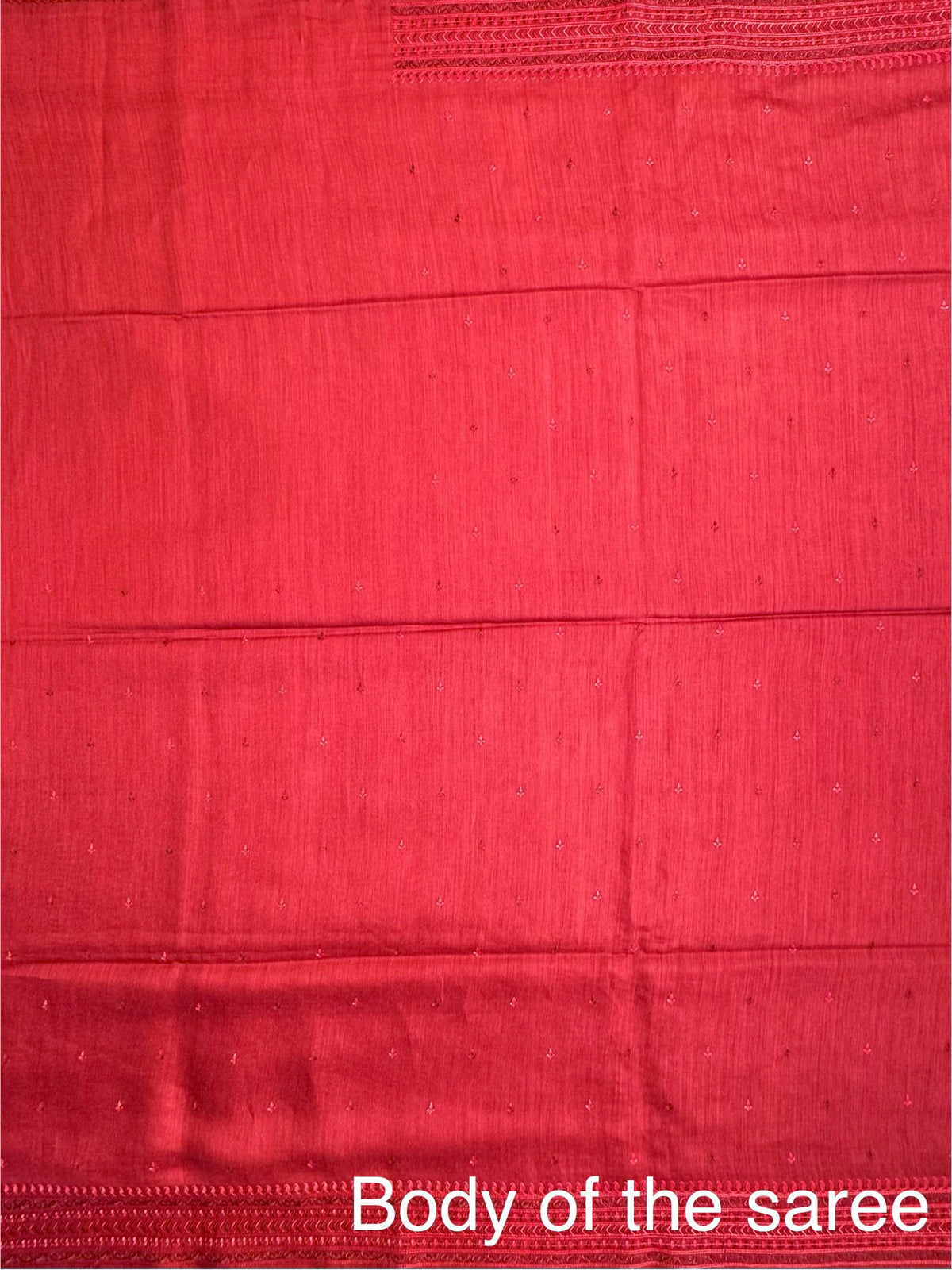 Maroon Muga Silk Saree