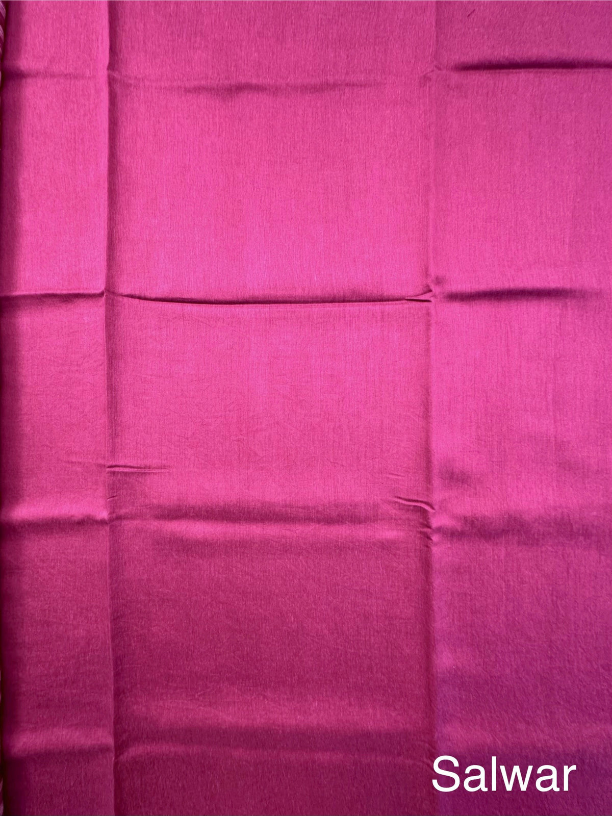 Magenta Muga Silk 3-Piece Unstitched Suit