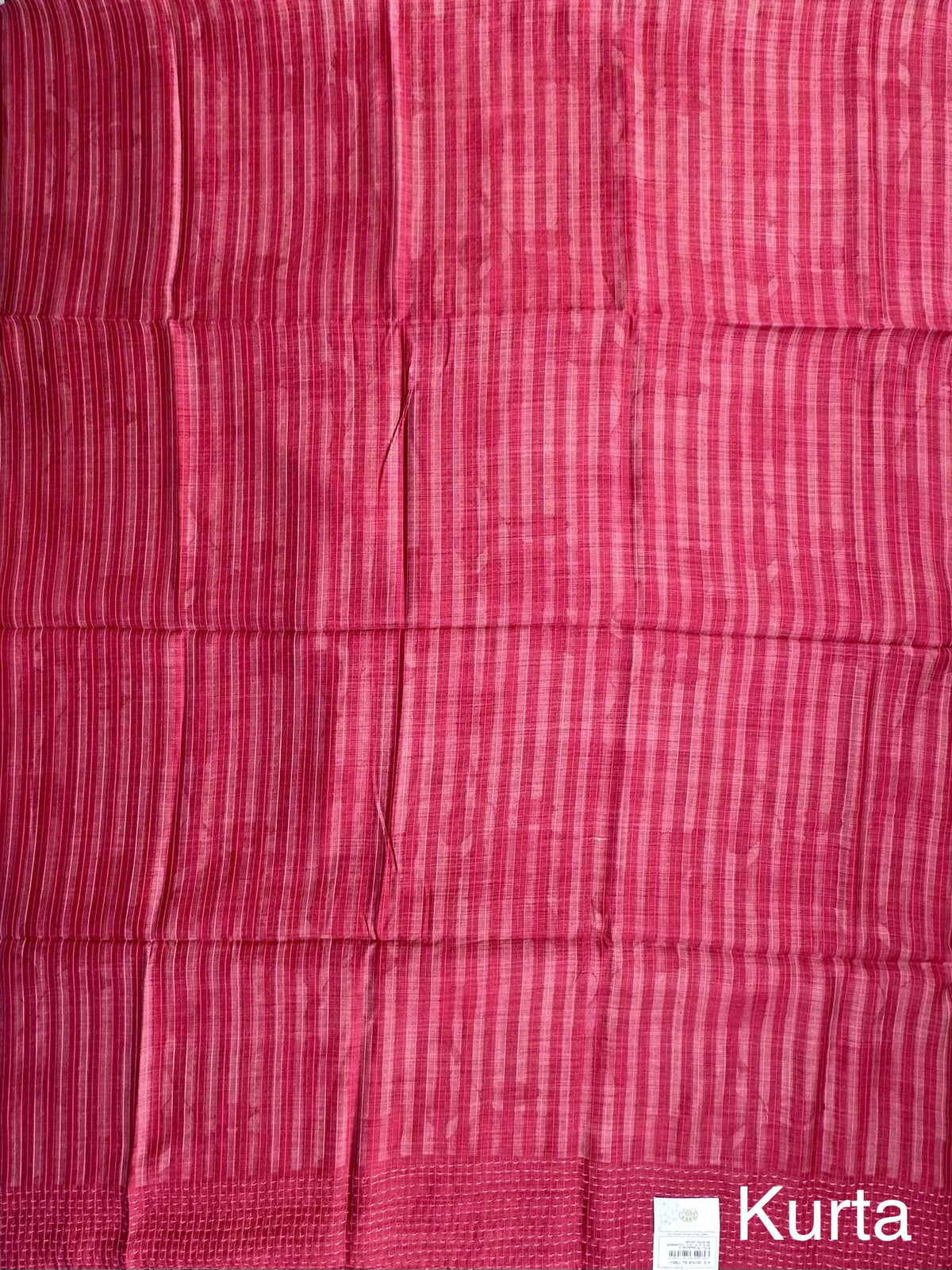 Maroon Muga Silk 3-Piece Unstitched Suit