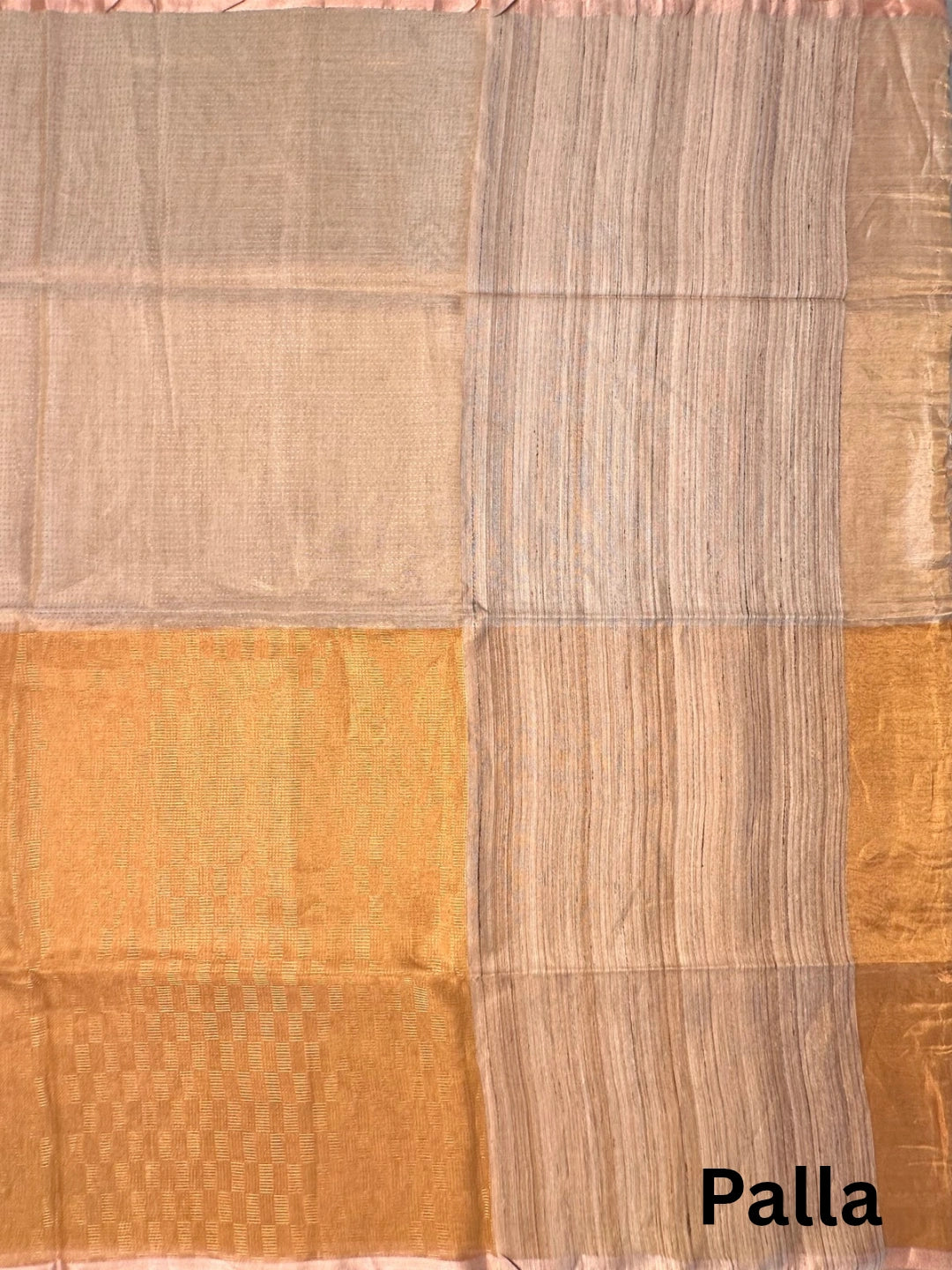 Swarnima Chandrahaas 2.0 Golden-Silver Tissue Saree
