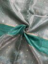 Light Green Pure Tissue Silk Saree