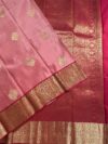 Pink Pondicherry Pure Silk Saree