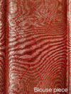 Rust Red Blended Cotton Saree