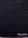 Black Crepe Unstitched 3-Piece Suit