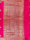 Rani Pink Pure Tripura Silk Saree