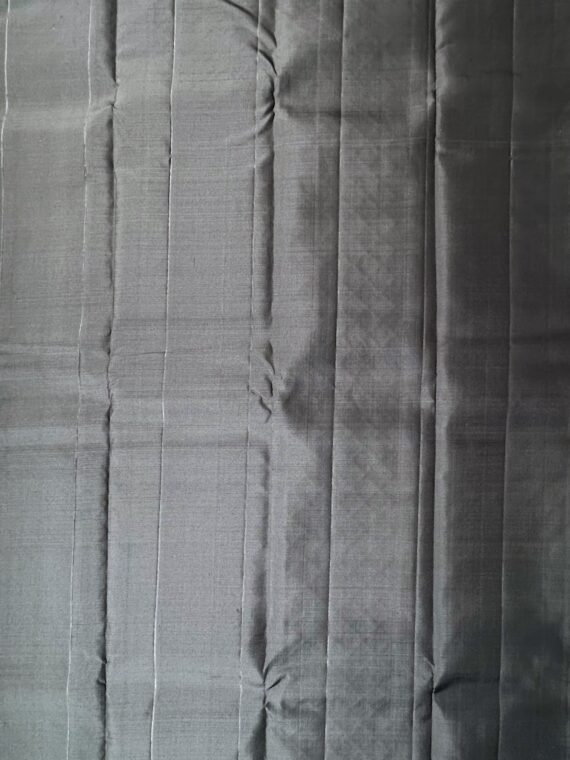Gray-Black Contemporary Kanjivaram Pure Silk Saree