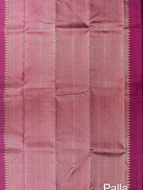 Magenta Contemporary Kanjivaram Pure Silk Saree