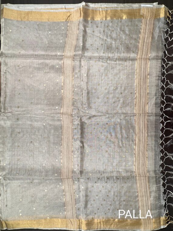 Silver Tissue & Pure Silk Saree