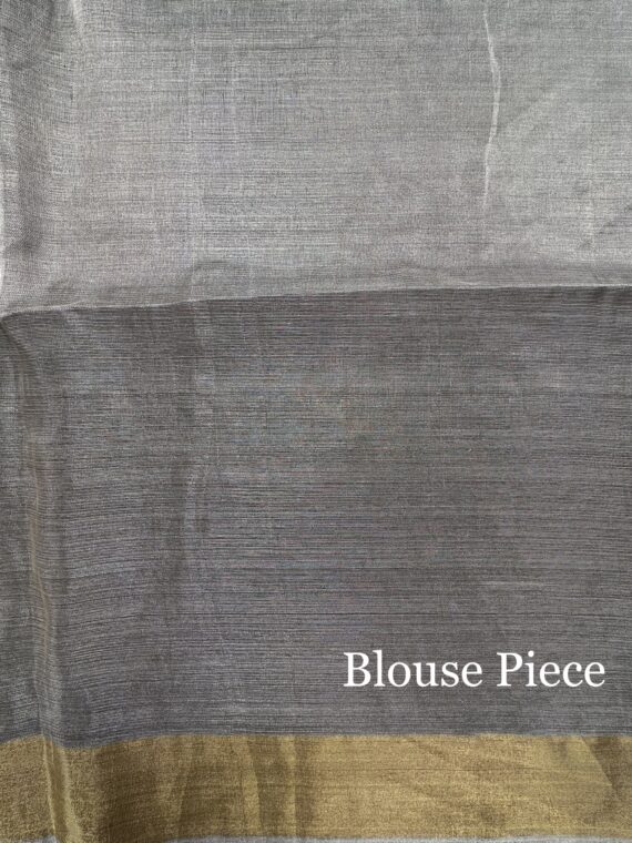 Silver Tissue & Pure Silk Saree