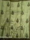 Mehendi Green Hand Block Printed Kota Doria Pure Silk Saree