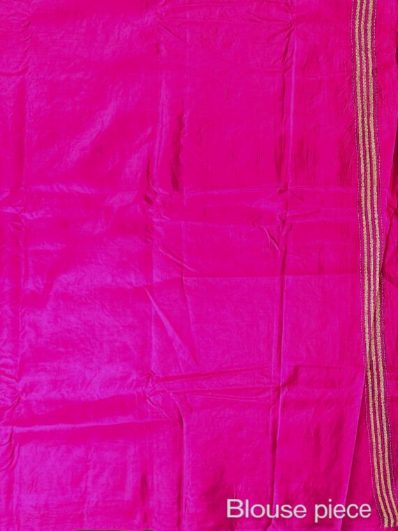 Pink Kaantha Embroidered Pure Silk Saree
